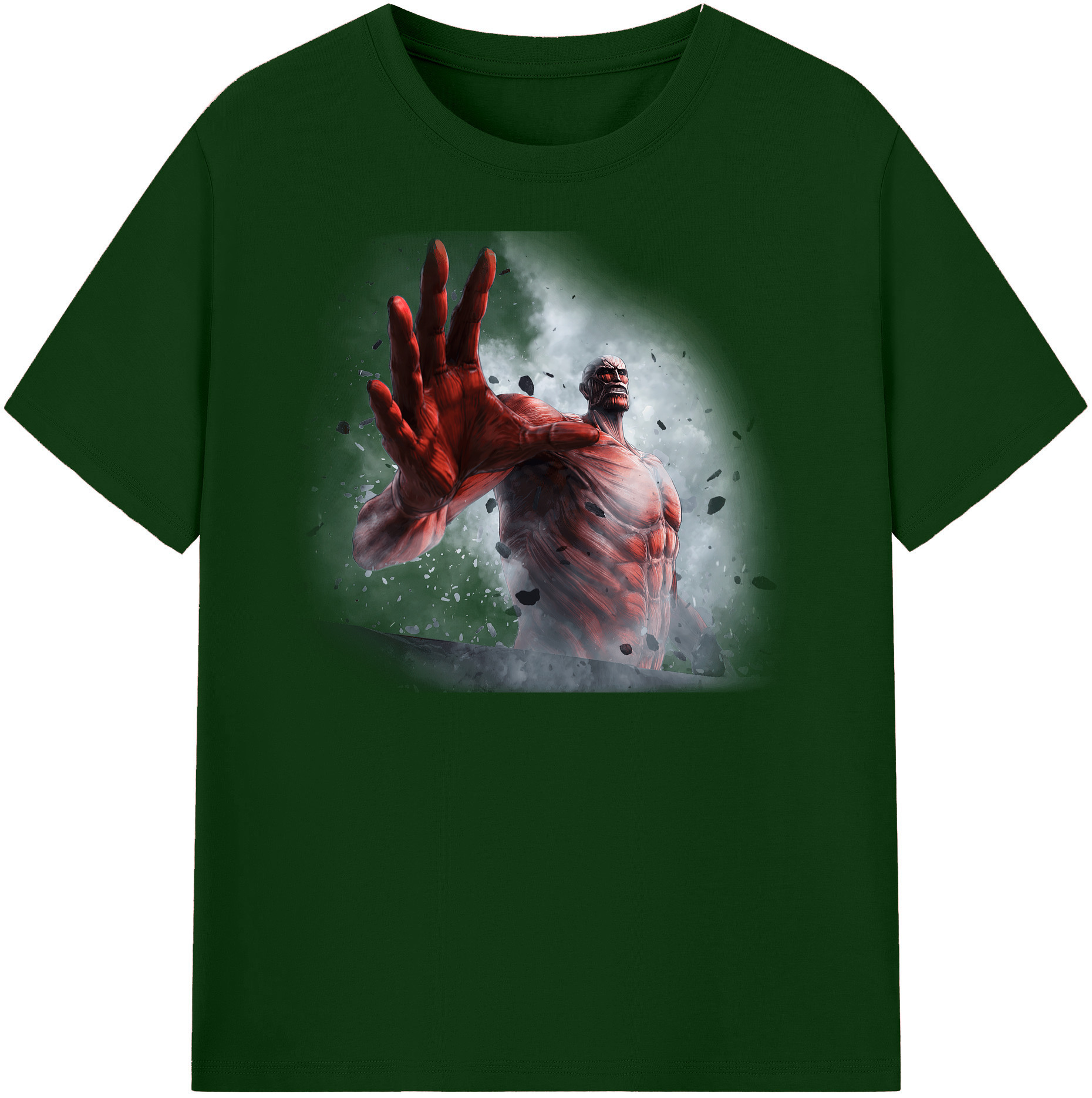 （画像用） 進撃の巨人 Attack on Titan 綿100％半袖Tシャツ（フロントプリント）